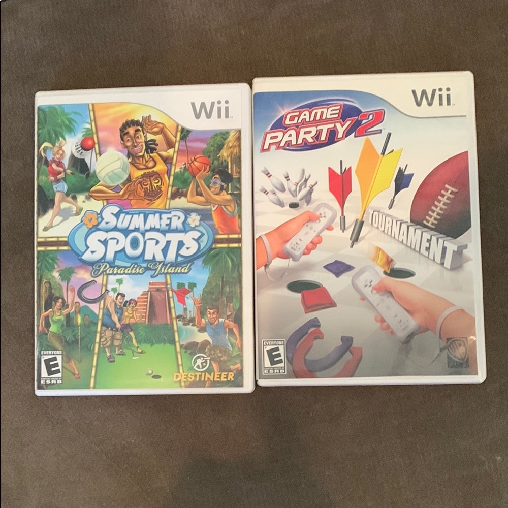 Wii Summer Sports and Game Party 2 Games